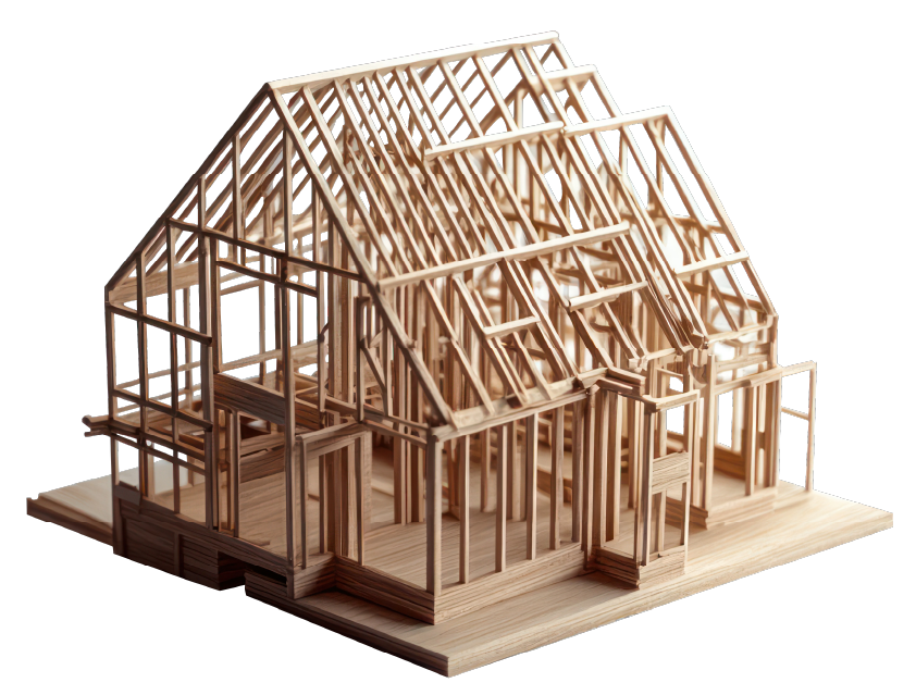 家の設計模型
